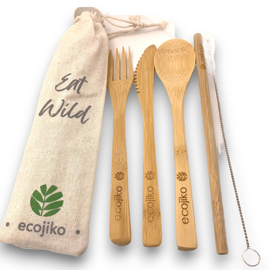 Reusable Bamboo Cutlery Set | Eco-Friendly Travel Utensils-0