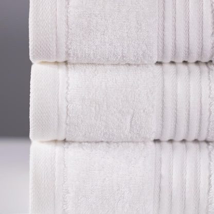 Luxury Bamboo Towel in White-0
